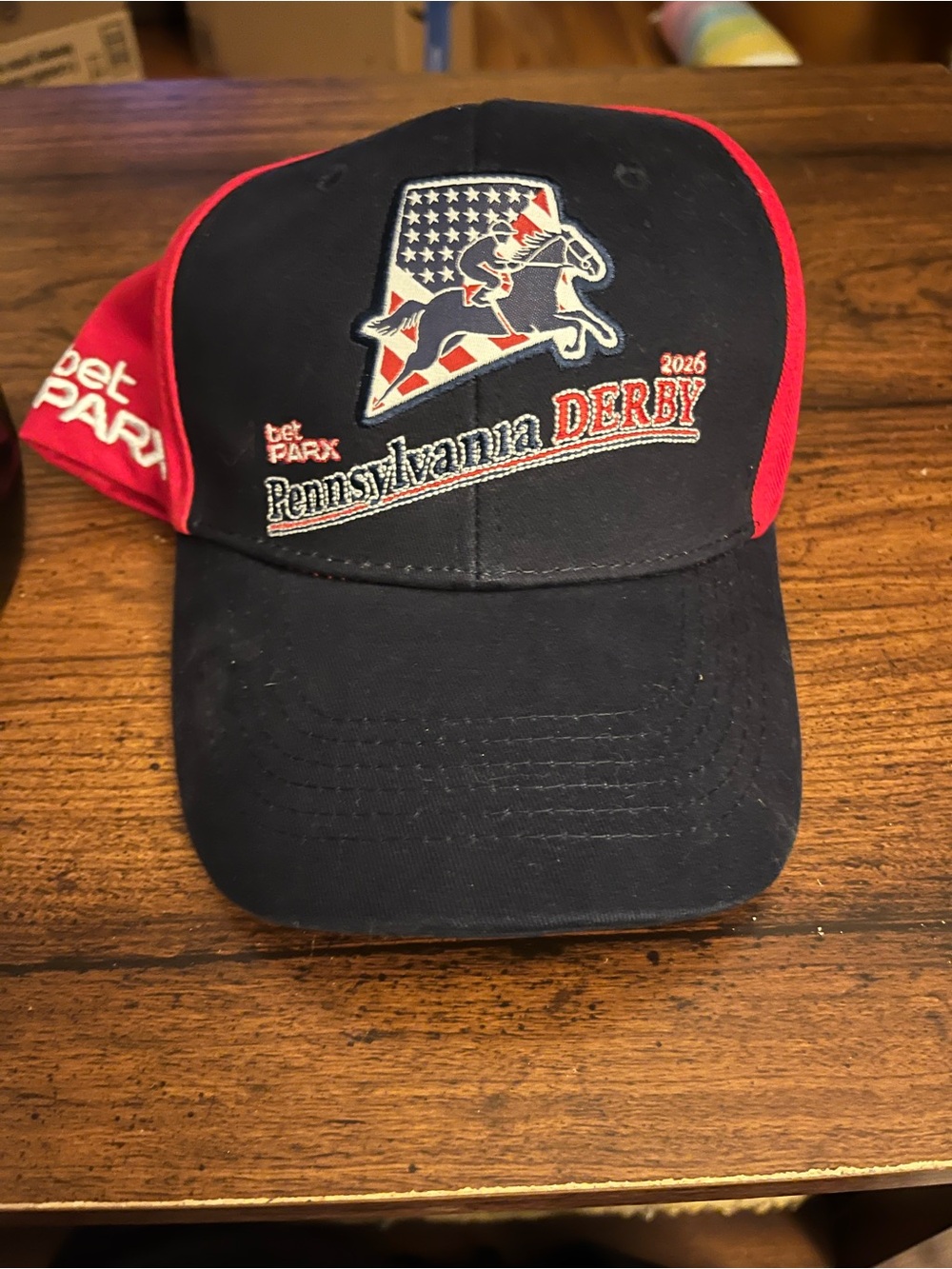 2026 Navy and Red Cap